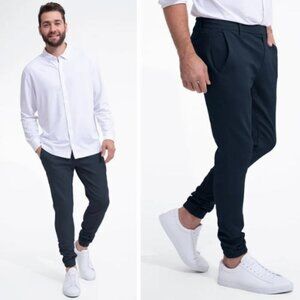 SWET Tailor Men's Navy Duo Jogger Pants Size XXL 23736